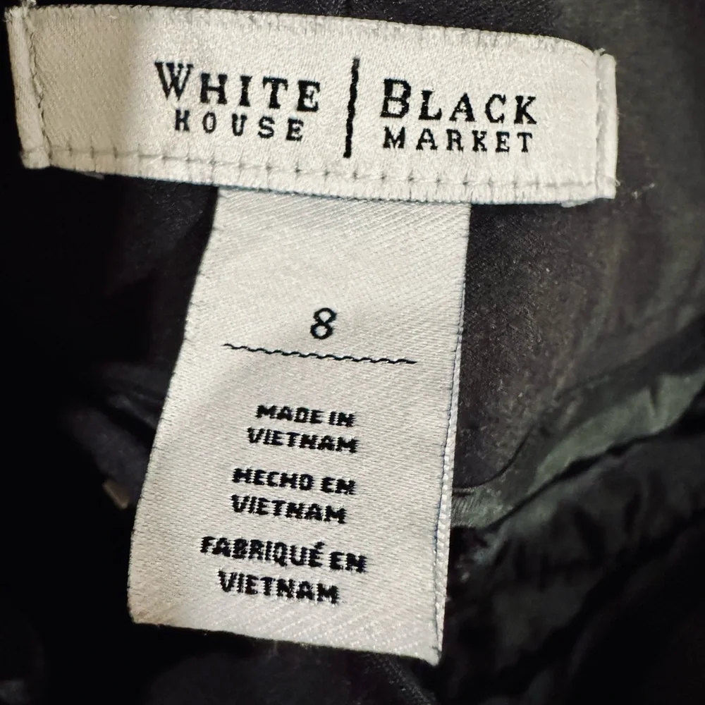 White House Black Market Ankle‎ Length Black Pants